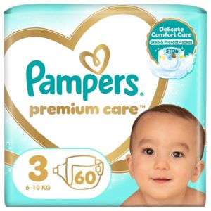 PAMPERS Premium Care pieluchy 3 6 10 kg 60 szt
